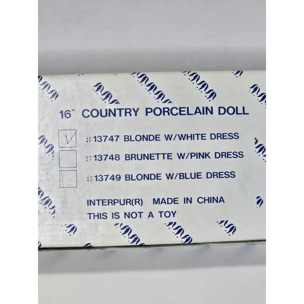 Vintage Interpur Country Porcelain Doll | 15